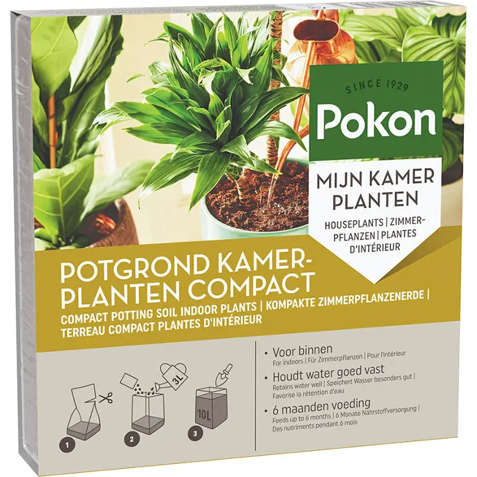 Pokon Kamerplanten Kokos Potgrond Compact 10L